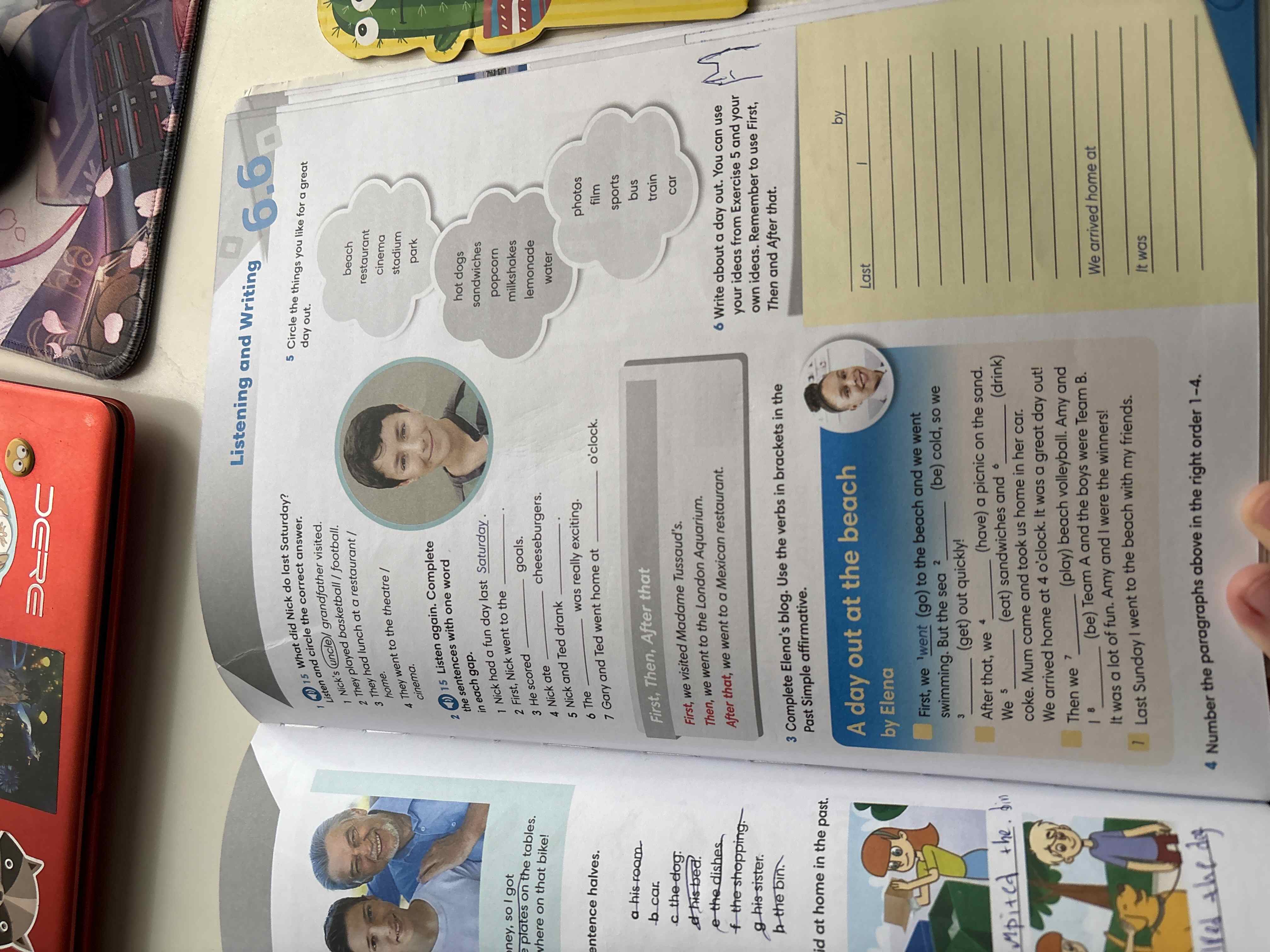 3 Complete Elena S Blog Use The Verbs In Brackets In The Past Simple